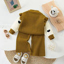 Girls' Long-Sleeved Casual Winter Clothing Set childrensterritory
