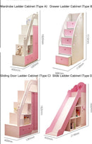 High And Low Pink Princess Castle Kids Bed childrensterritory