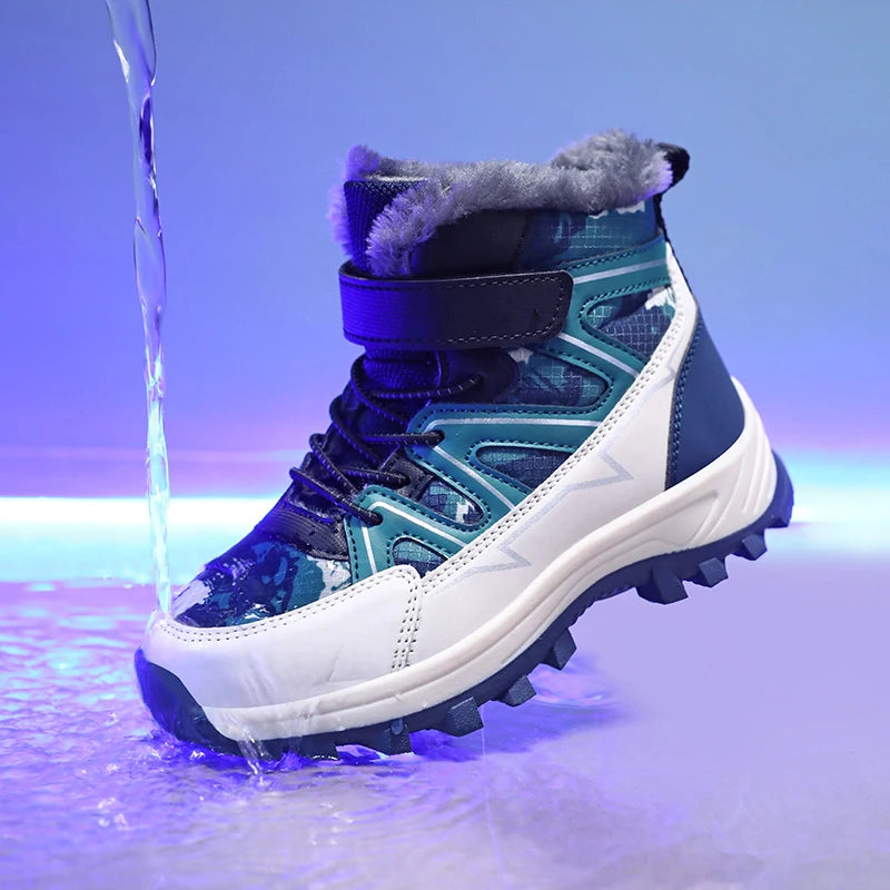 Kids’ Fur-Accented Stylish Casual Shoes childrensterritory
