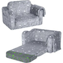 Kids' Foldable Sofa that Turns Into a Lounger with a Blanket