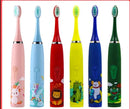 Electric Tooth Brush for Kids with 6 Soft Nozzles childrensterritory