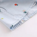 Girls Sleeveless Floral Embroidered Summer Strappy Dresses childrensterritory