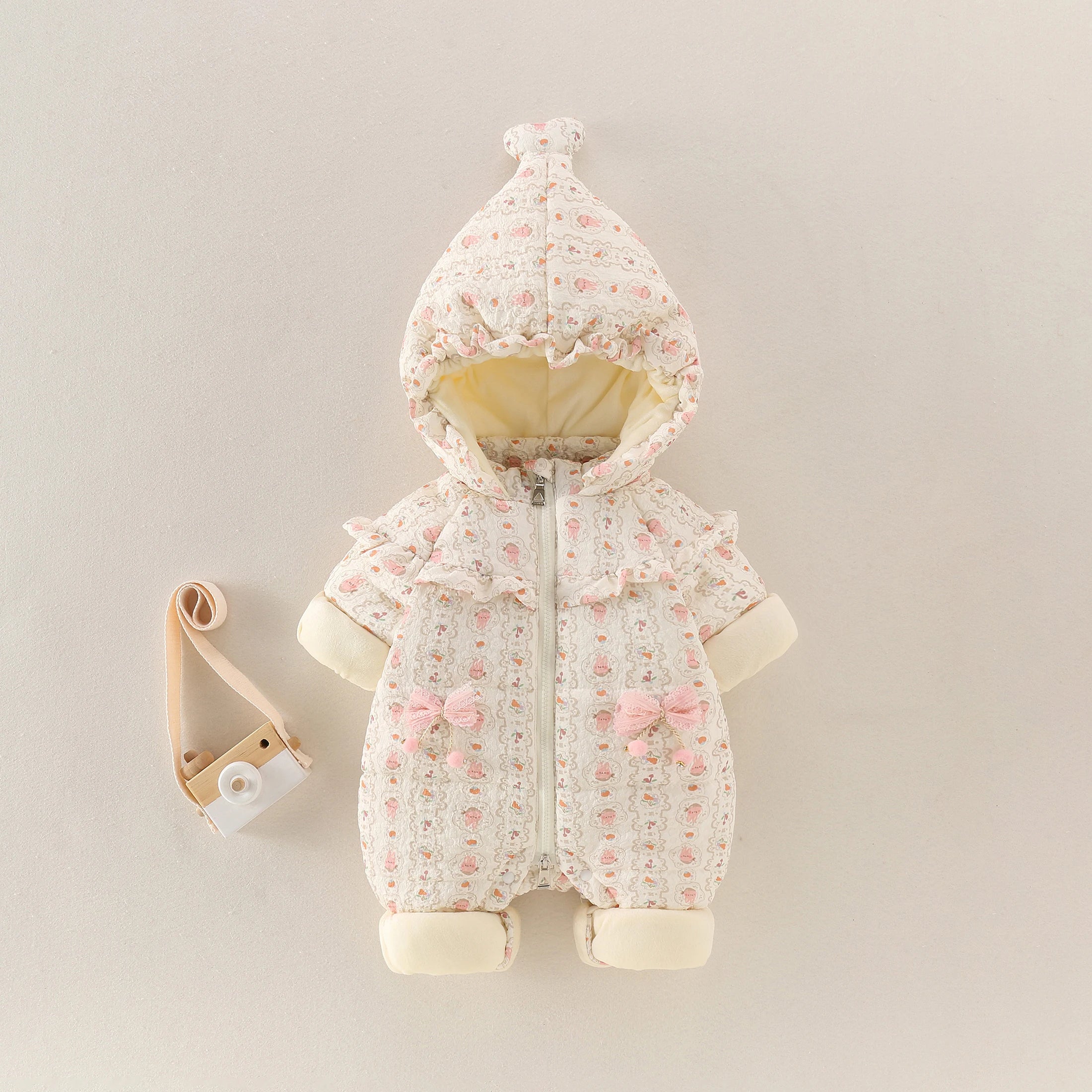 Baby Kids Long-Sleeved Warm Bodysuits