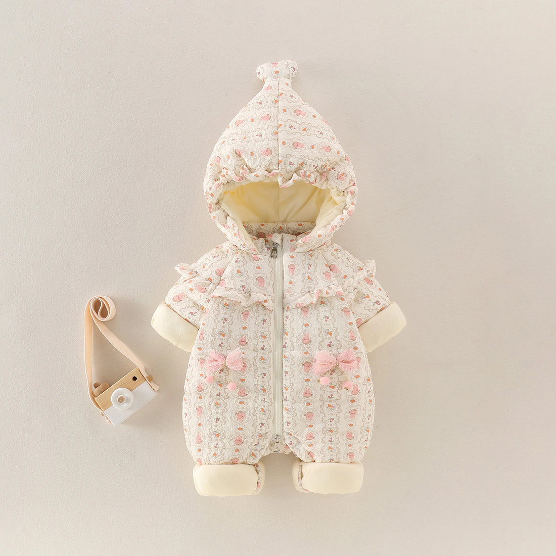 Baby Kids Long-Sleeved Warm Bodysuits childrensterritory