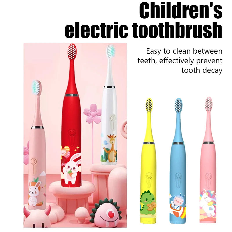 Smart Rechargeable Kids Sonic Electric Toothbrush childrensterritory