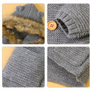 Fur Collar Animal Hooded Knitting Baby Coat