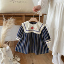 Girls' Long-Sleeved Embroidered Elegant Dresses childrensterritory