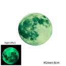 Luminous Colorful Moon Wall Stickers For Kids Bedroom childrensterritory
