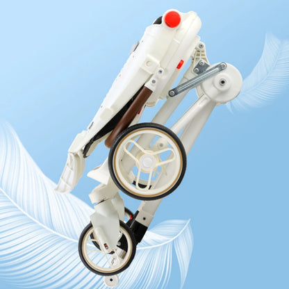 Foldable Four-wheeled Twin Baby Stroller childrensterritory