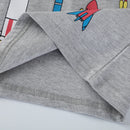 Cartoon Rockets Print Little Boys Casual Cotton T Shirts childrensterritory