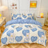 3/4-piece Cartoon Floral Print Soft Bedding Set For Home childrensterritory
