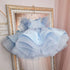 Baby/Kids Girl Satin Pearls Design Tulle Princess Party Dresses childrensterritory