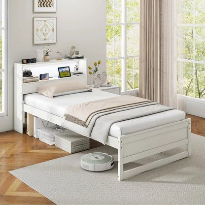 Modern Kids Bed Frame with Stylish &amp; Functional Design childrensterritory