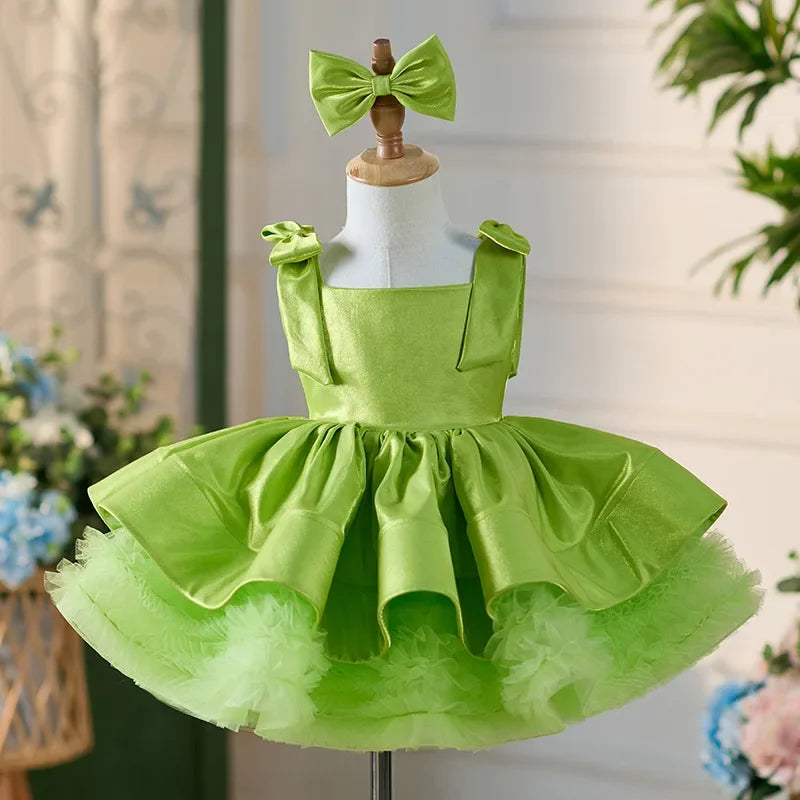Girls Tiered Skirt/Gowns Tutu Outfit First Communion Dresses