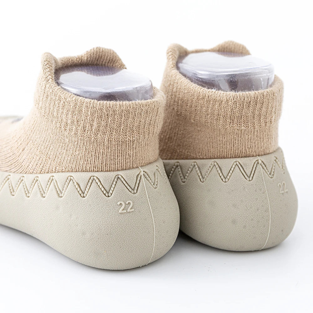 Baby Cute Cartoon Design Rubber Sole Floor Socks Shoes childrensterritory