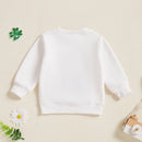 Casual Embroidered Irish Sweatshirt for Little Girls childrensterritory