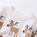 Soft Wool Cartoon Design Christmas Knit Sweatshirts for Kids childrensterritory