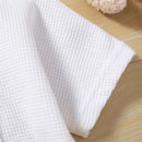 Baby Boys/Girls Bear Embroidery Waffle Bodysuit childrensterritory