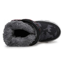 Kids Printed Warm Snow Shoes With Fur Design childrensterritory