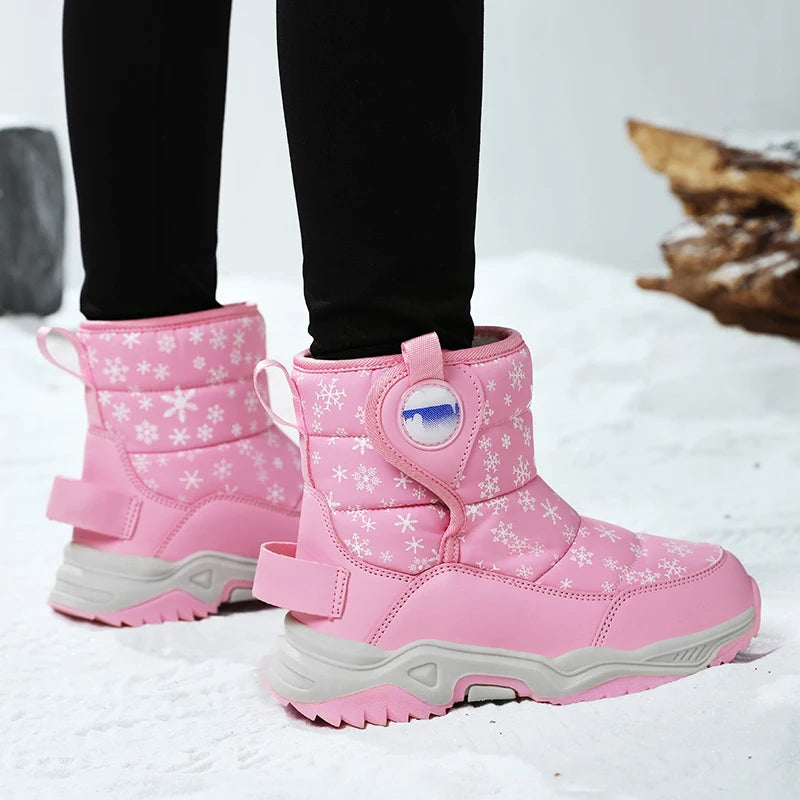 Kids Warm Designer Sports Snow Boots
