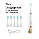 Electric Tooth Brush for Kids with 6 Soft Nozzles childrensterritory