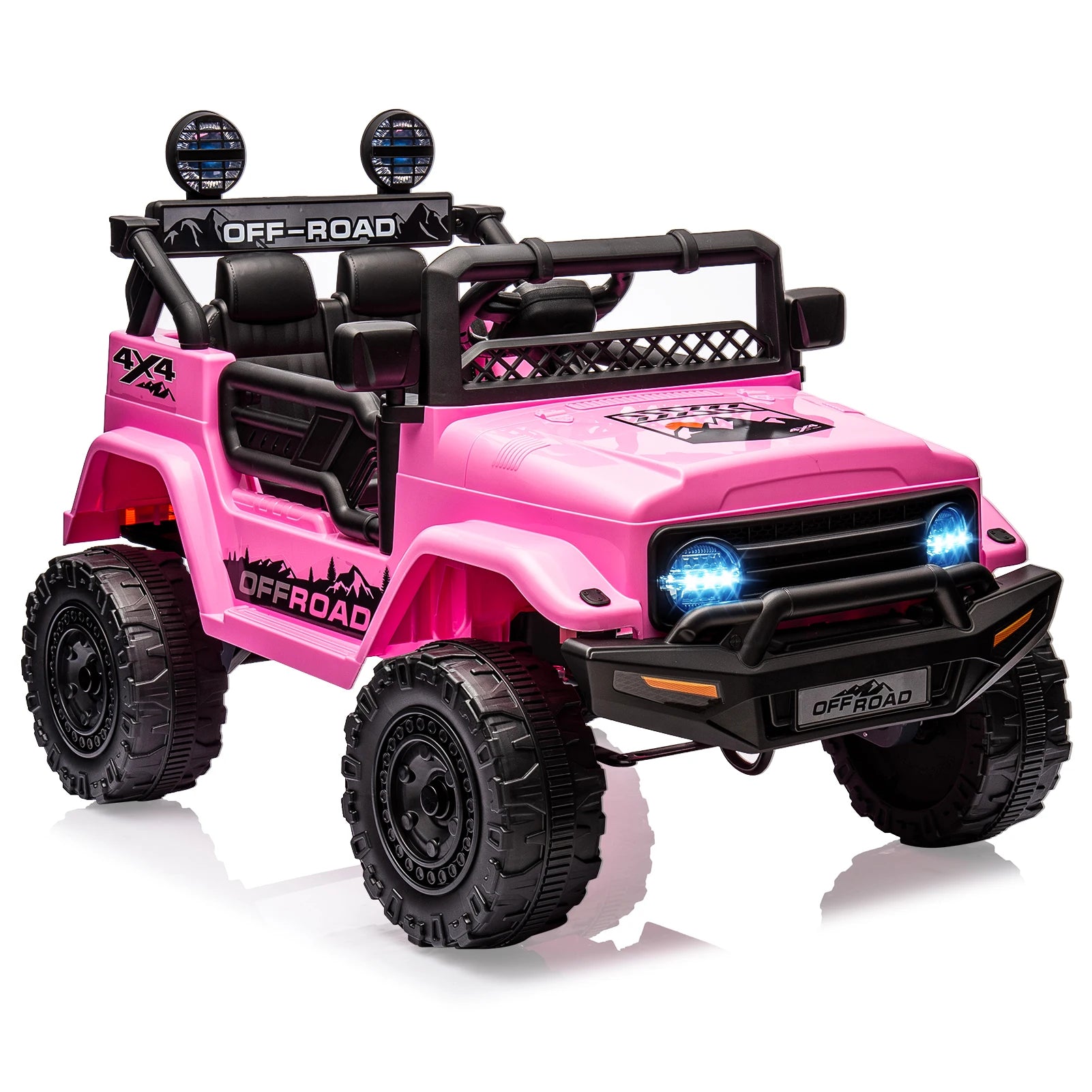 Kids Ride On Remote Control 12V Truck with Led Lights childrensterritory