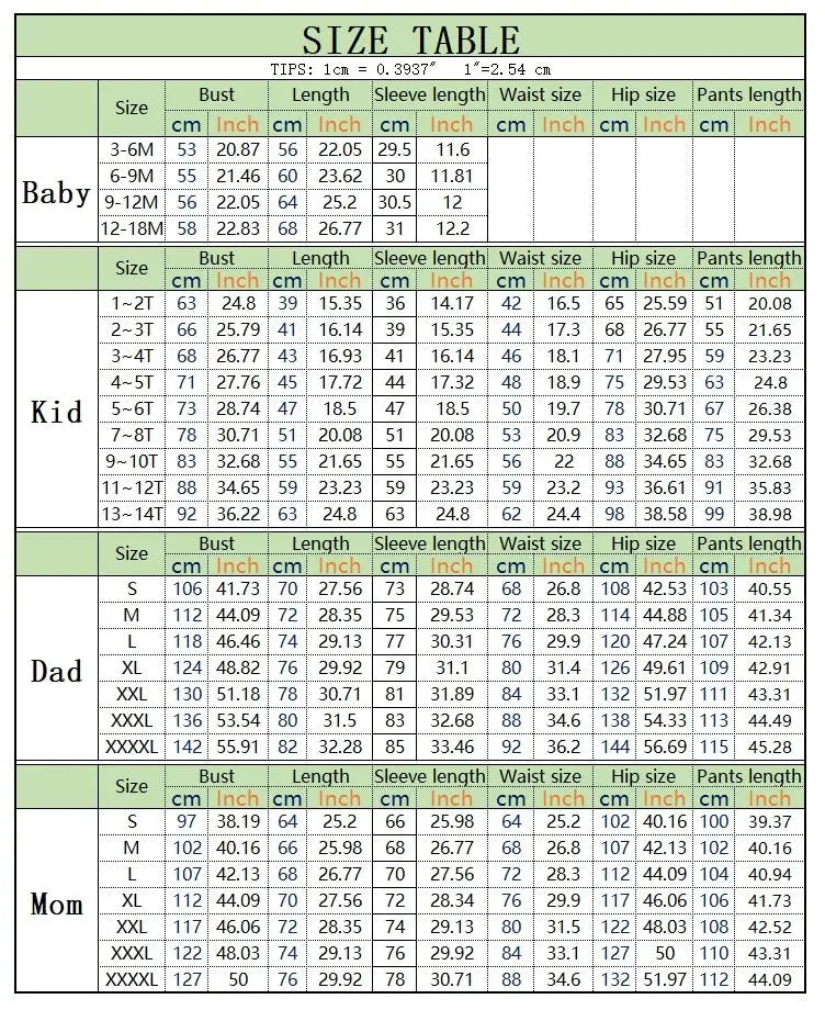 Long Sleeves Christmas Design Family Matching Clothing Set childrensterritory