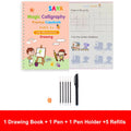 Kids 4pcs Reusable Sank Magic Practice English Version Copybook childrensterritory