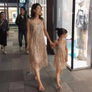 Mommy and Me's Birthday Party Dresses with Sequins