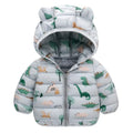 Baby Kids Cartoon Design Puffer Winter Jacket childrensterritory