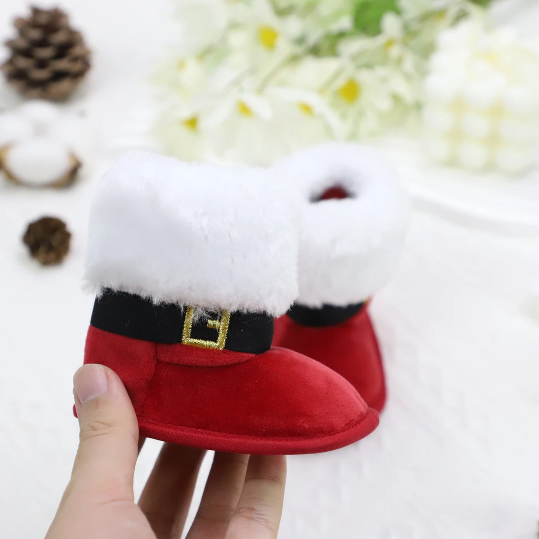 Warm, Non-Slip Baby Snow Boots for Christmas childrensterritory