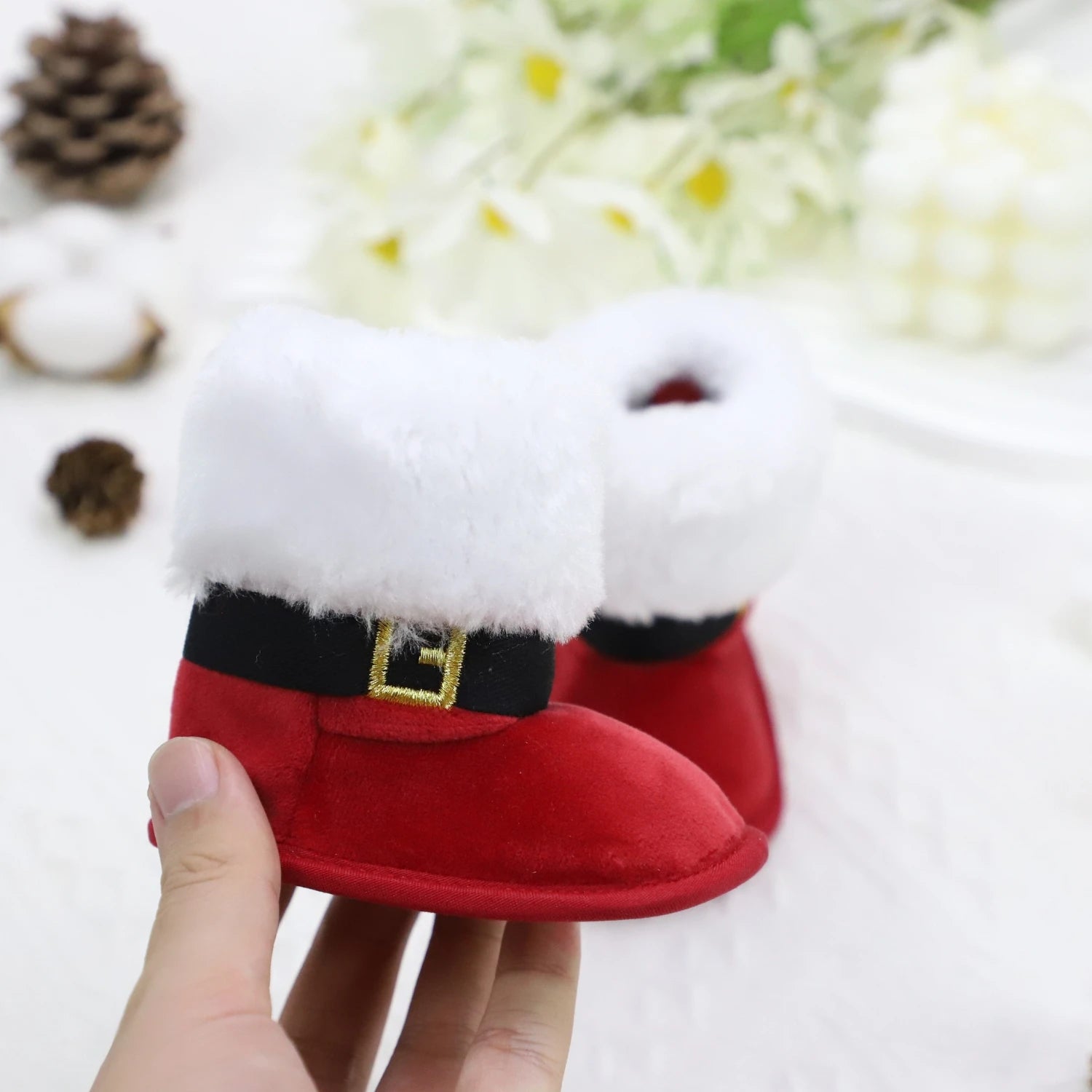 Warm, Non-Slip Baby Snow Boots for Christmas childrensterritory