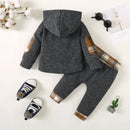 Boys' Long-Sleeved Warm Casual Clothing Set childrensterritory
