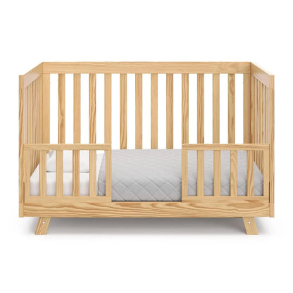 3-in-1 Convertible Baby Crib to Toddler Bed and Daybed childrensterritory