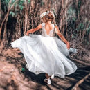 Kids Girls Lace Design Long Mesh Princess Dresses childrensterritory