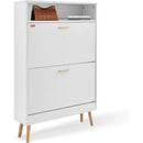 White Entryway Shoe Storage Cabinet for Home childrensterritory