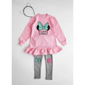 Girls' Bow Design Elegant Winter Dresses childrensterritory