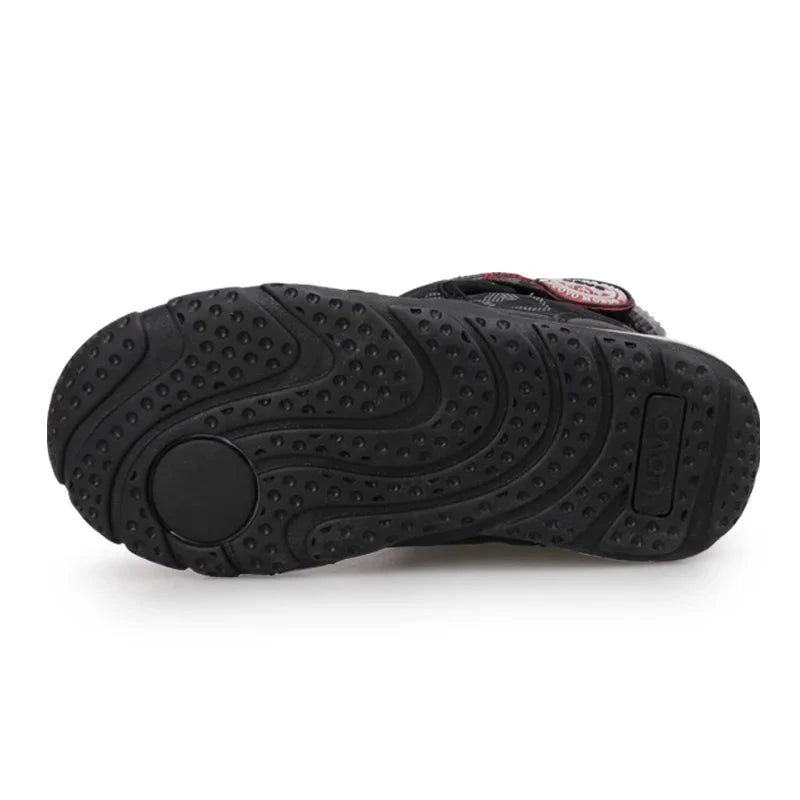 Kids Printed Warm Snow Shoes With Fur Design childrensterritory