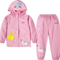 Kids' Long-Sleeved Cartoon Print Waterproof Clothing Set childrensterritory