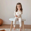 Toddlers 2pcs Casual Homewear Printed Pajama Set childrensterritory