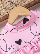 Girls’ Long-Sleeved Casual Winter Dresses childrensterritory