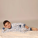 Baby and Kids Printed French Toile Cozy Pajamas and Footies childrensterritory