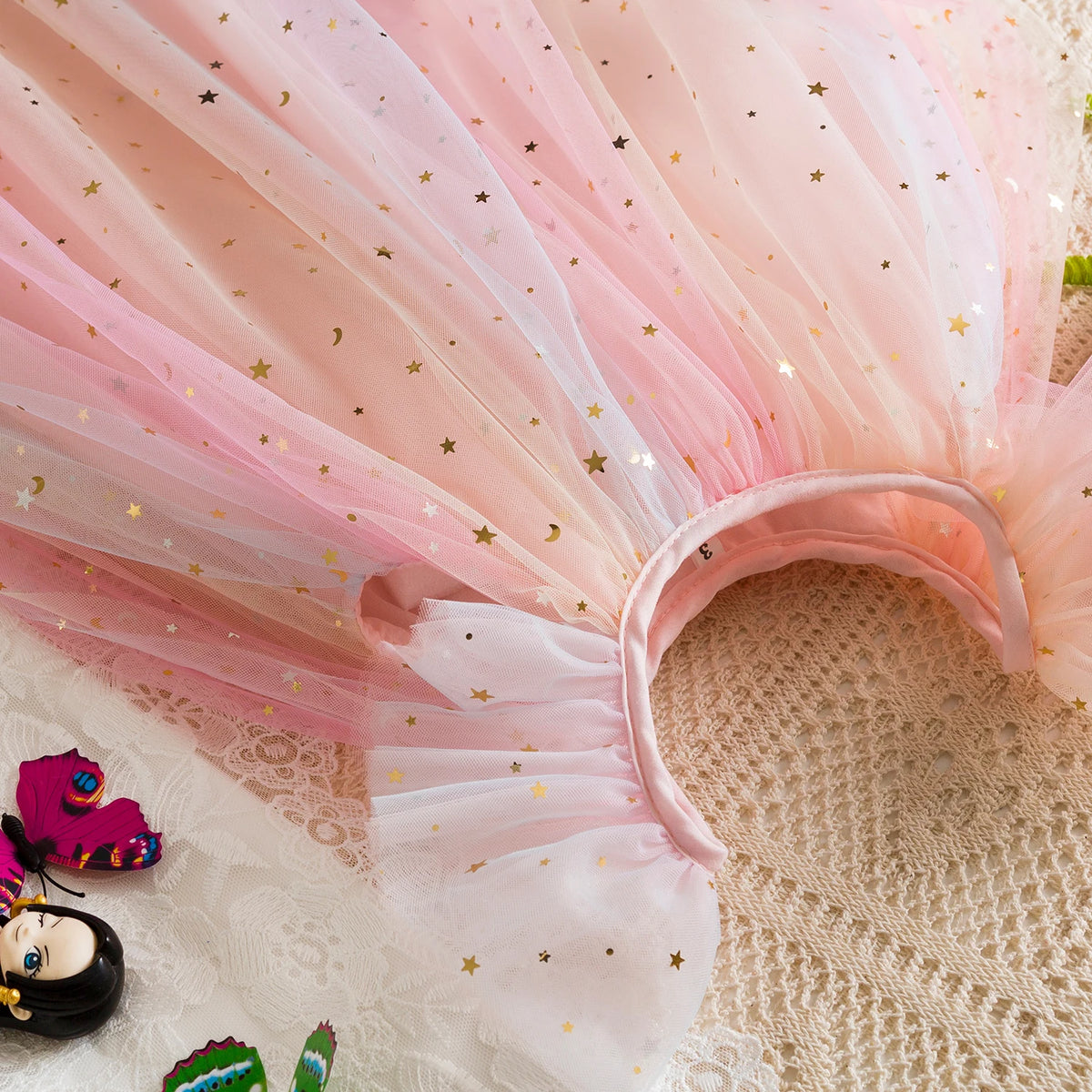 Elegant Sequin Birthday Princess Dress for Girls 3–8 Years