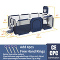 Indoor Ball Pit Baby Playpen with Safety Fence childrensterritory