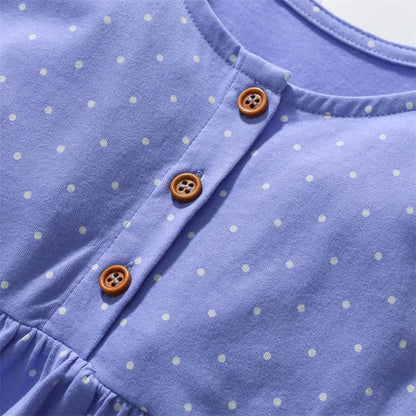 Cartoon Animals Embroidery Kids Girls Princess Frocks childrensterritory