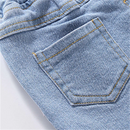 Red Heart Design Little Girls Casual Denim Shorts childrensterritory