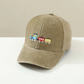 Cartoon Trains Embroidered Summer Sports Hats for Kids childrensterritory