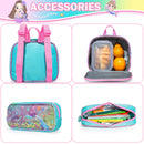 Full Size Cartoon School Backpack Set for Kids Girls childrensterritory