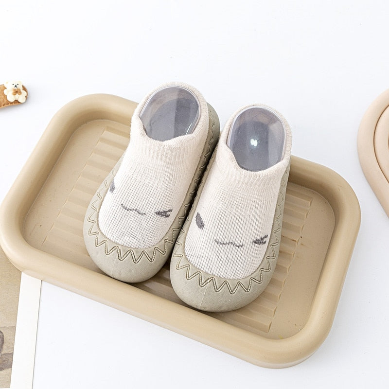 Baby Cartoon Print Soft Rubber Sole Booties childrensterritory