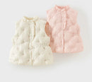 Waterproof Sleeveless Little Girls Cotton Down Jackets childrensterritory